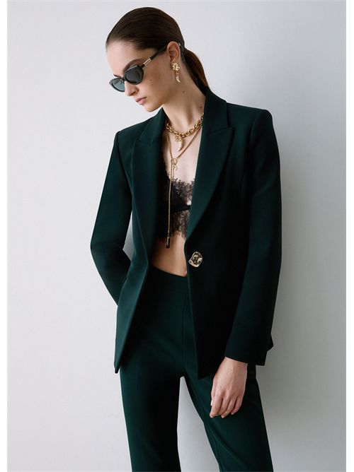 Blazer con bottone gioiello LIU JO | CF6275J3994/X0792